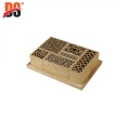 DS Multifunctional Hollow Customized Wholesale Stationery Storage Wooden Box